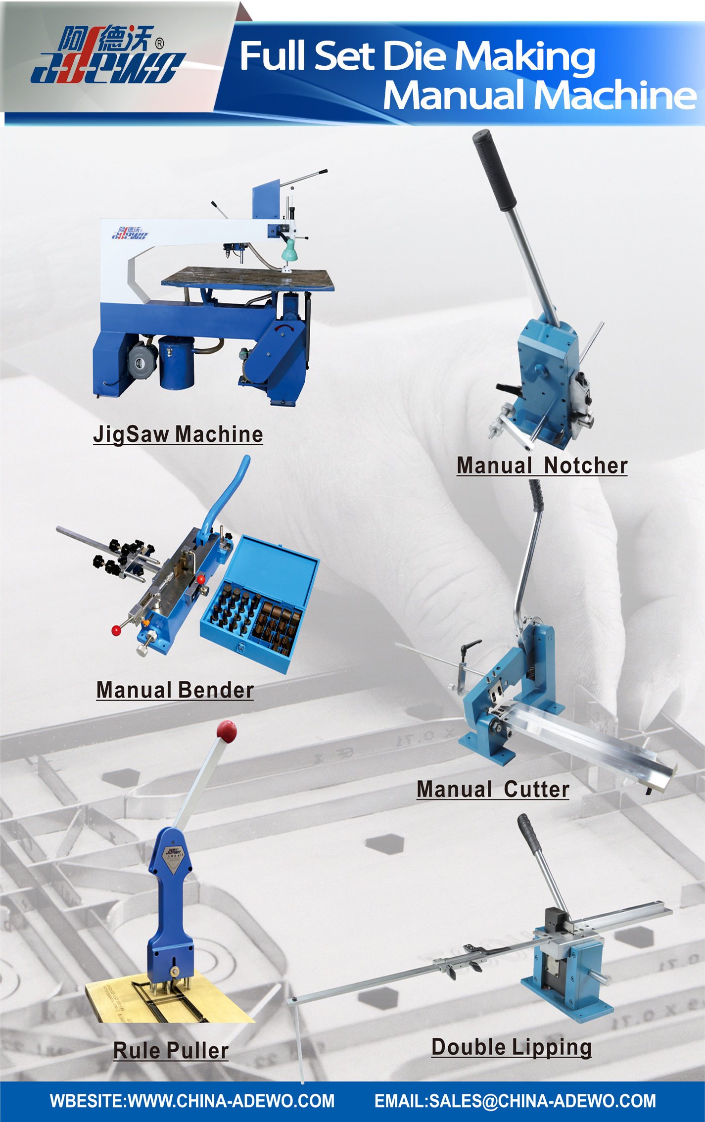 Setel lengkap mati mesin manual