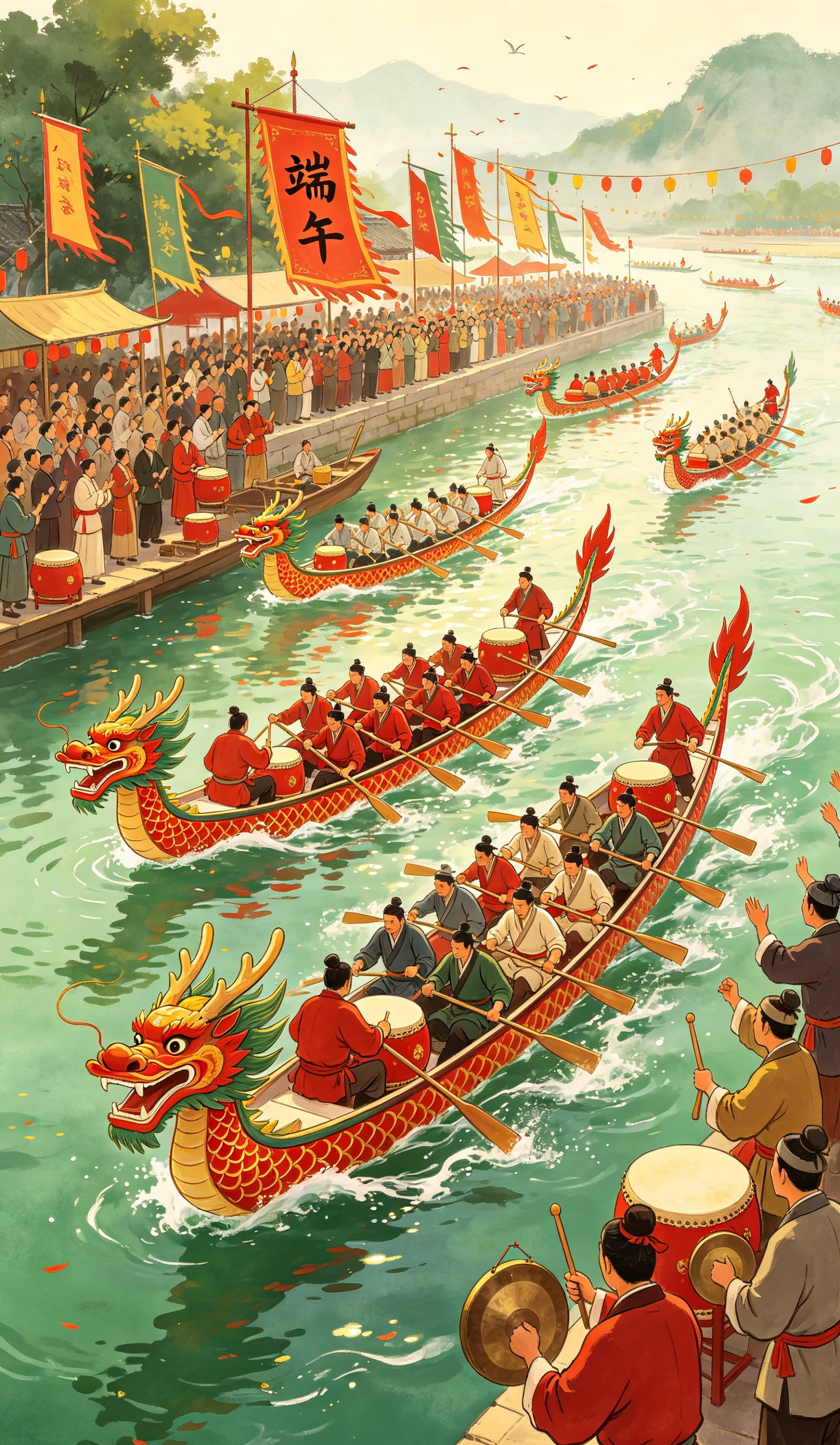 Festival Perahu Naga: Tradhisi Tionghoa sing Nyenengake lan Kuna