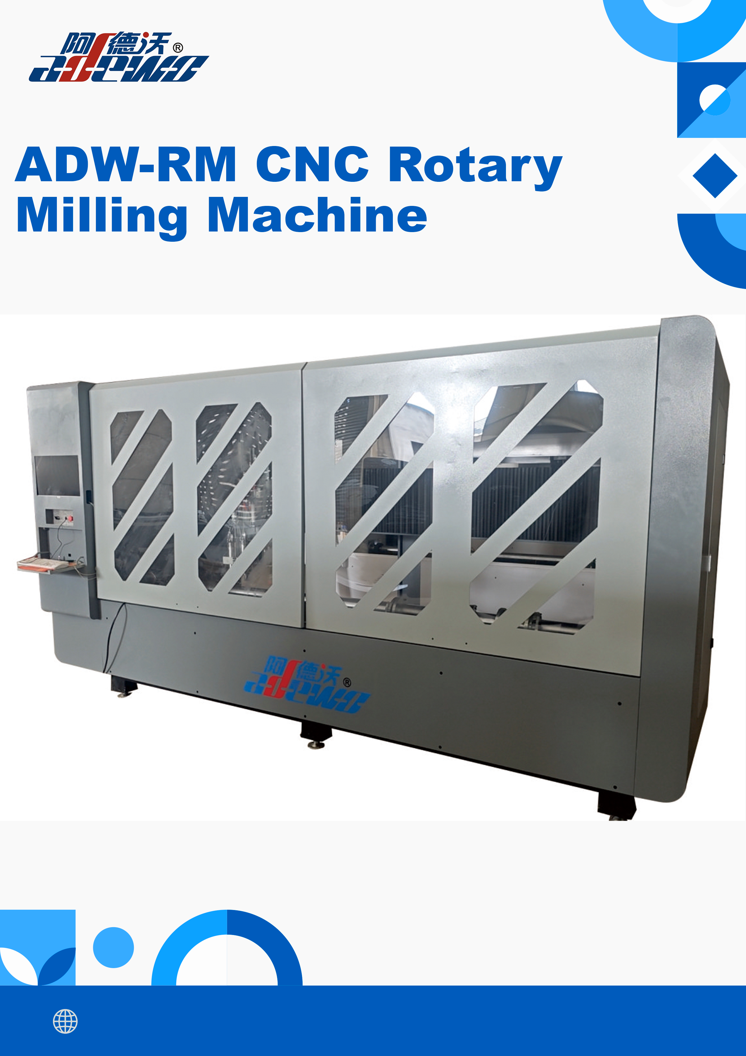 Nggedhekake Efisiensi lan Presisi karo Mesin Penggilingan Rotary CNC ADW-RM