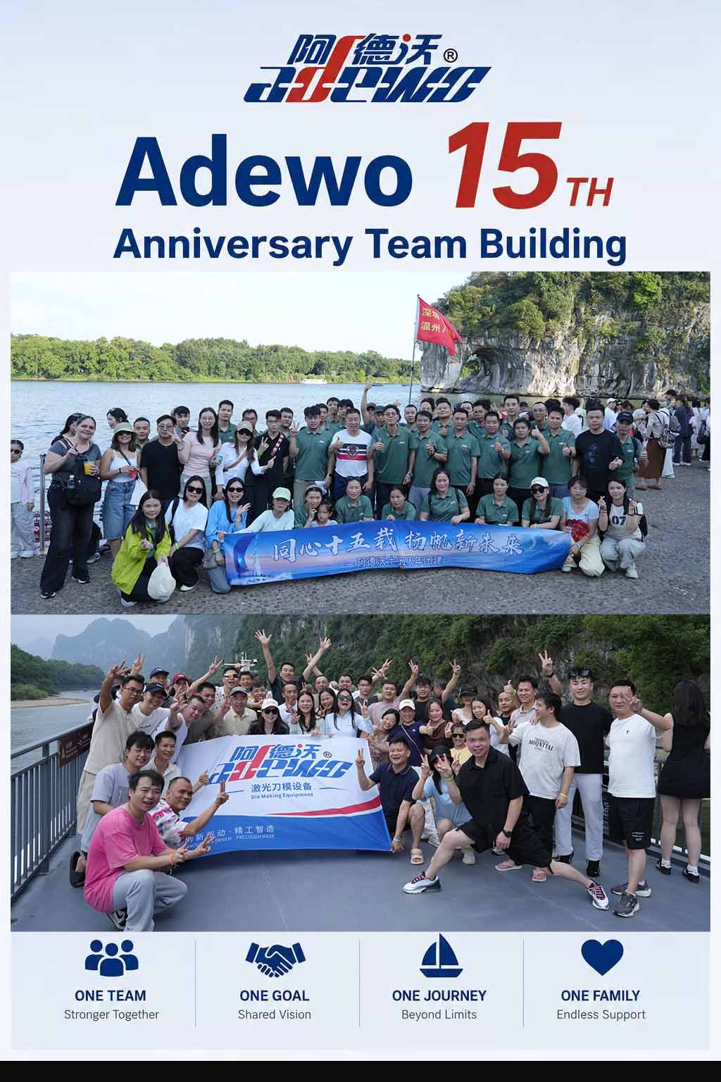 Adewo 15th Anniversary Team Building Trip menyang Guilin