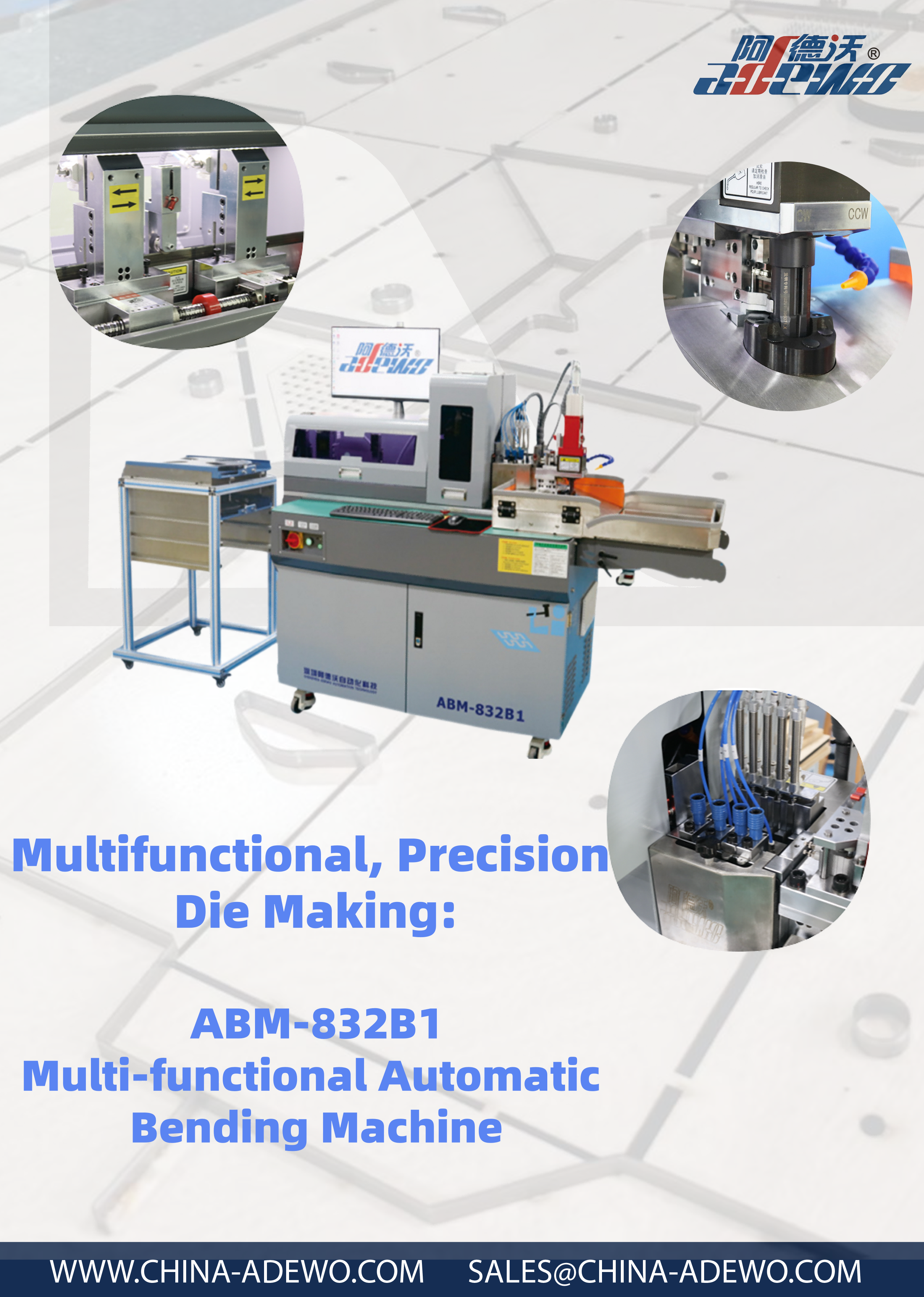 Multifungsi, Precision Die Making: ABM-832B1 Mesin Bending Otomatis Multifungsi