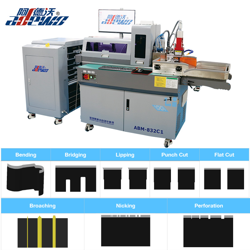 832C1 Auto Mlengkung Machine kanggo Packaging lan Printing Industry