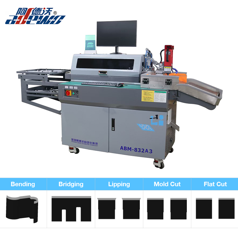 Label Aturan Auto Mlengkung Machine