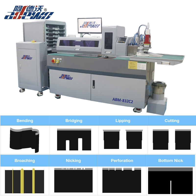 Multi-Fungsi Steel Aturan Auto Bender Machine